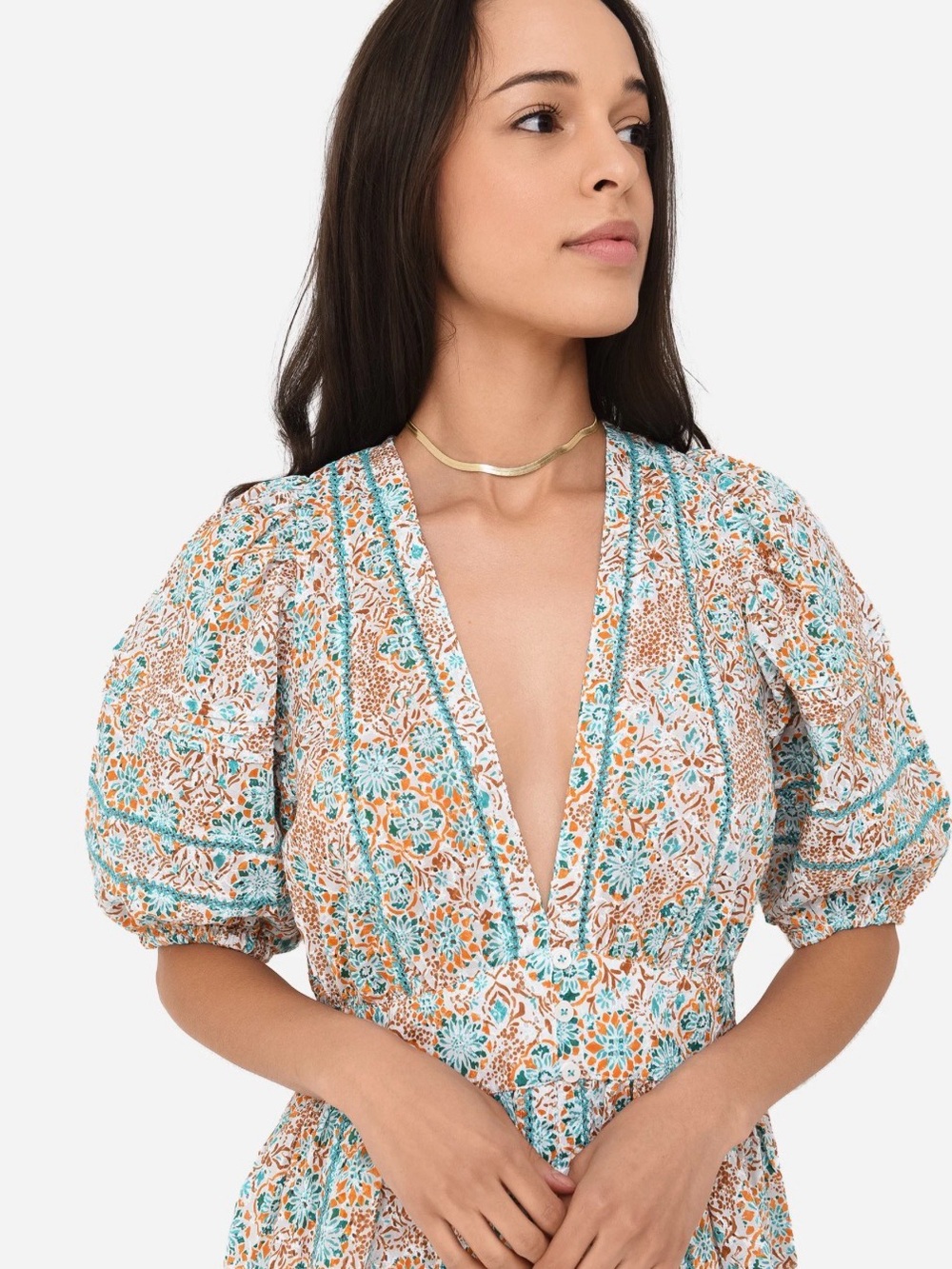 NWT Poupette St Barth’s Reine Midi Dress XS